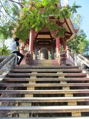 architecture, temple, asia, building, stairs, stone, old, china, steps, ancient, stair, staircase, tree, palace, travel, religion, park, bridge, wood, thailand, garden, sky, landmark, wooden, statue