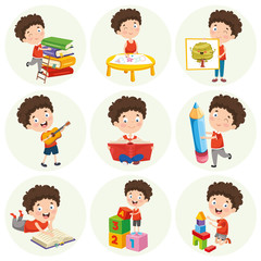 Vector Illustration Of Cartoon Character