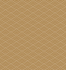 Seamless geometric pattern based on Japanese ornament Kumiko