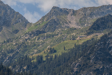 Obraz premium Mountain's landscape of the Alps