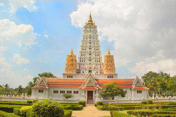 Beautiful view of the Wat Yan Temple in Pattaya, Thailand