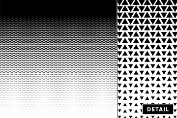 Detailed vector halftone for backgrounds and designs