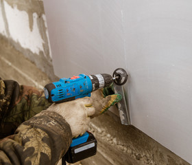 Thermal insulation of walls in the house foam