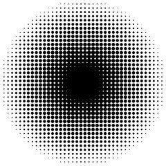 Detailed vector halftone for backgrounds and designs