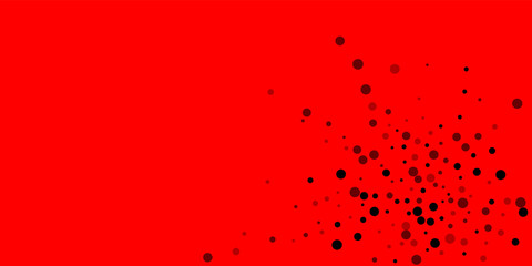 Obraz na płótnie Canvas Scattered random black dots. Dark points dispersio