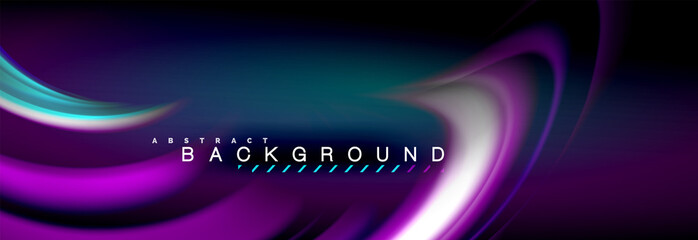 Blurred fluid colors background, abstract waves lines, mixing colours with light effects on light backdrop. Vector artistic illustration for presentation, app wallpaper, banner or posters