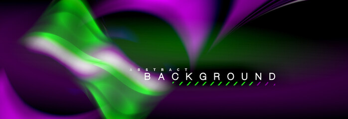 Blurred fluid colors background, abstract waves lines, mixing colours with light effects on light backdrop. Vector artistic illustration for presentation, app wallpaper, banner or posters