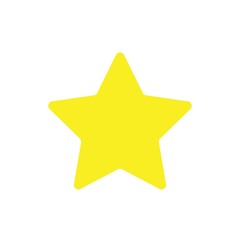 Star yellow icon vector. Rank sign isolated on white background. Trendy flat design. Logo illustration. Eps10.