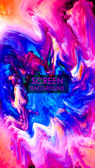 Modern design.Abstract marble texture of colored bright liquid paints.Splash neon trends paints.Used design presentations, print,flyer,business cards,invitations, calendars,sites, screen saver,cover