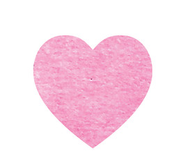 Hand drawn watercolor heart texture love valentine