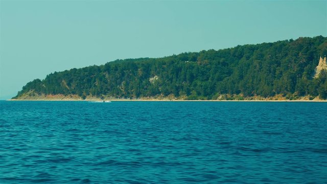 Coast of a Black sea near Tuapse city, Russia.