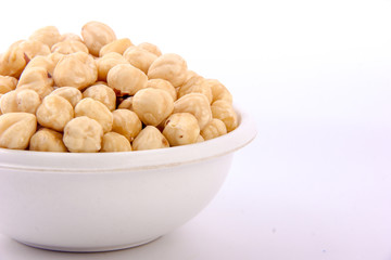 hazelnuts in bowl