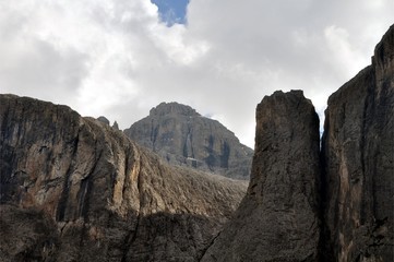 Fototapeta premium Wandern in den Dolomiten
