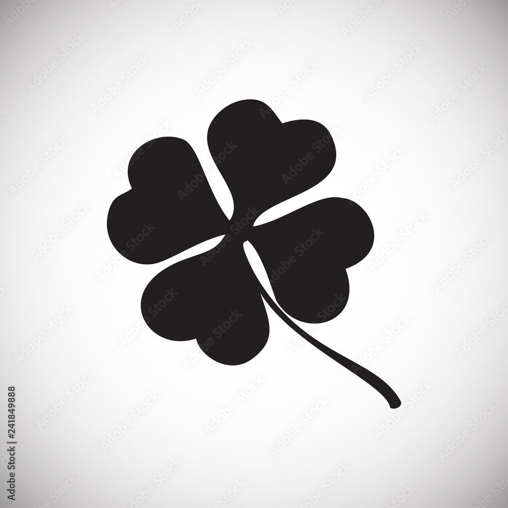 Poster leaf icon on white background for graphic and web design, modern simple vector sign. internet concep