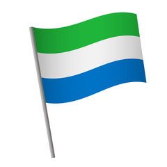 sierra leone flag icon