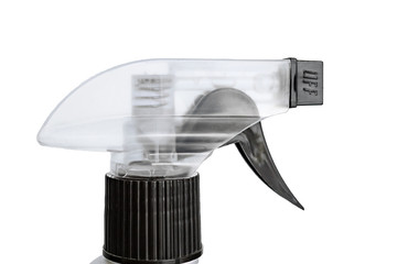Spray pulverizer bottle isolated on a white background