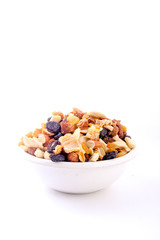 mix dry fruits in bowl