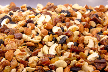 mix dry fruits in bowl