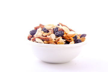 mix dry fruits in bowl