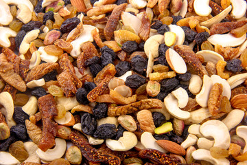 mix dry fruits in bowl