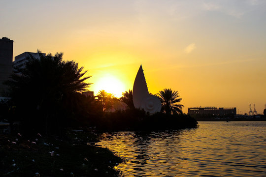 Sunset In Jeddah Cornich