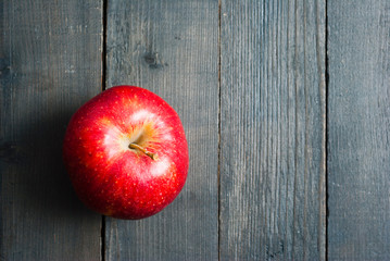 Apple on dark