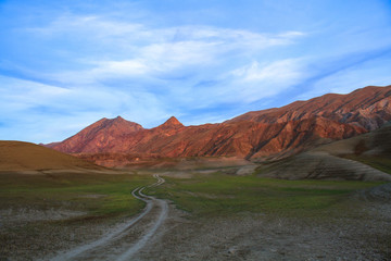 Road of mountain