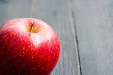 Apple on dark