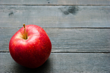 Apple on dark