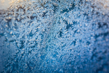 Icy glass natural pattern