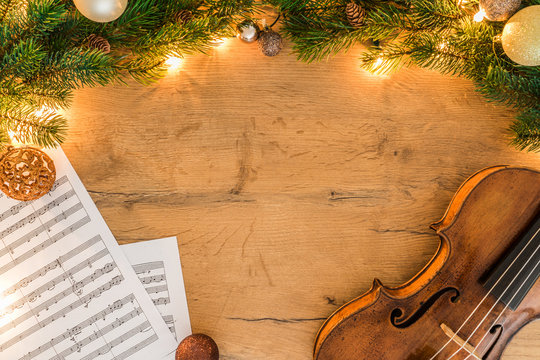 Weihnachtliche Violine