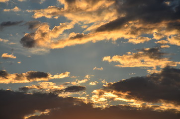 Himmel mit Wolken
