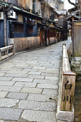 Fototapeta na wymiar 京都祇園　白川の風景