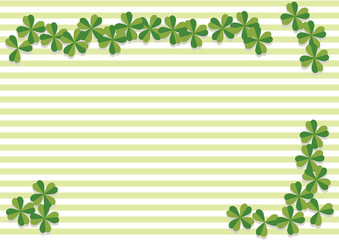 四つ葉のクローバーのフレーム。 壁紙用のフレーム。 フレームのデザイン。 フレームデザインのコレクション。 幸せのシンボル。 幸福の四つ葉のクローバー。 四つ葉のクローバーのデザイン。