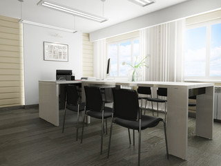 Naklejka na ściany i meble Modern office interior