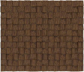 Dark oak  background of cubes 