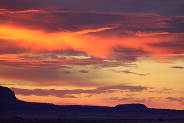 Sunrise cloudscape