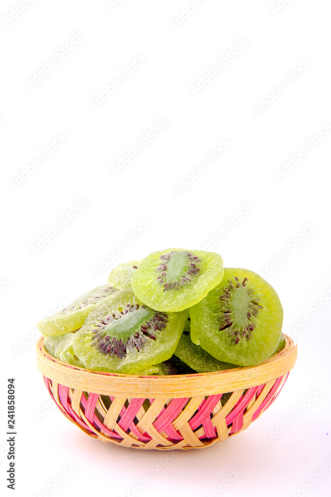 Wall mural dry kiwi fruit