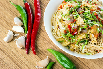 Chinese fried noodles