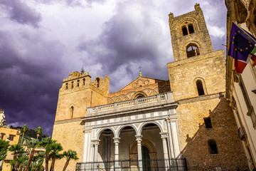 Cathedral of Santa Maria Nuova, in the historic center of Monreale, Sicily