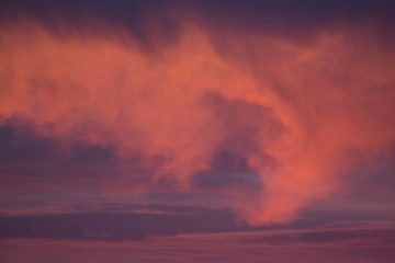 Abstract sunrise clouds