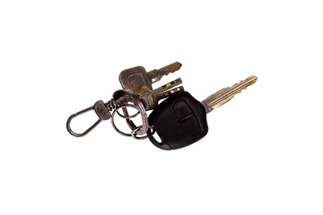 Car keys with remote (object with Clipping path)