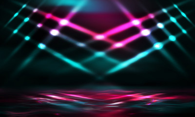 Neon lights background 