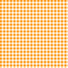 Gingham Orange and White Pattern