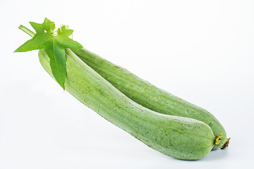 Loofah on white background