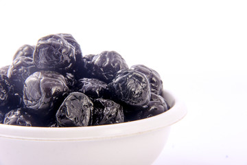 dry Bilberry in bowl
