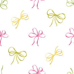 Obraz premium Hand painted watercolor seamless pattern for invitations,greeting card and design.