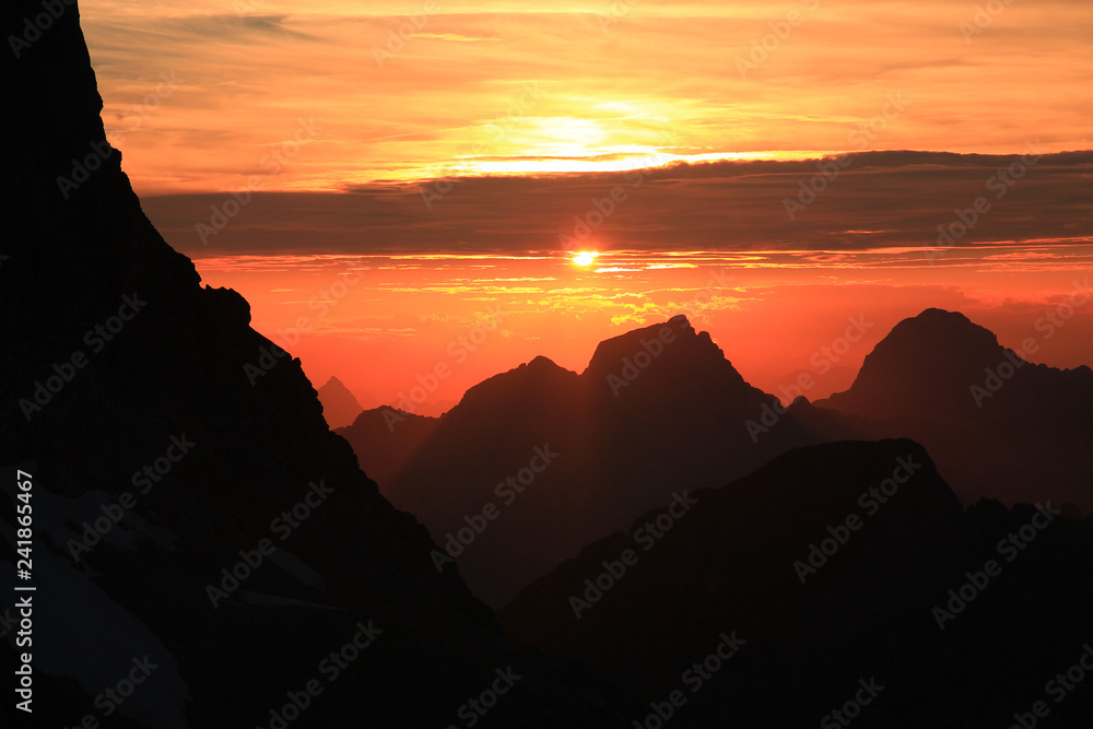 Poster Slovenian magnificent Alps