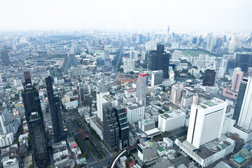 View of City on high tower