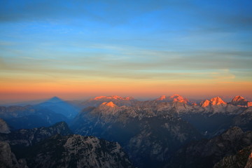 Fototapeta premium Slovenian magnificent Alps